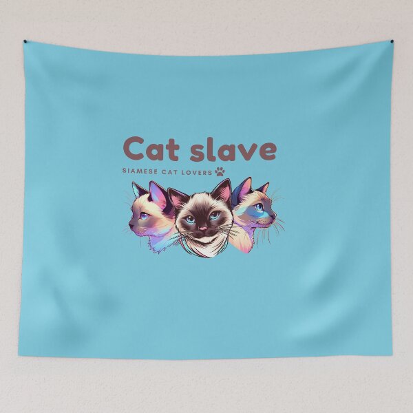 Item preview, Cat slave - Siamese Cat lovers designed and sold by mamacub.