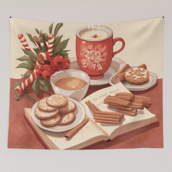 Item preview, Hot Cocoa, Cookies, and Christmas Book designed and sold by Zoomie-s.