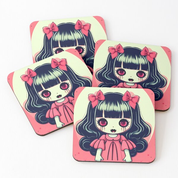 Item preview, Kawaii creepy doll anime style designed and sold by SHINYANN.