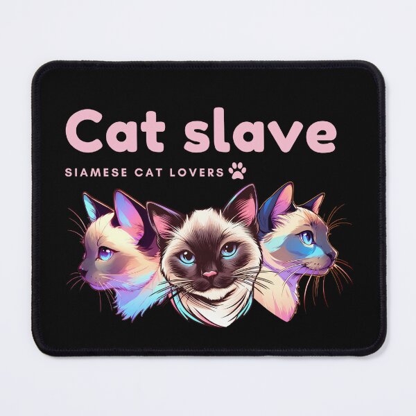 Item preview, Cat slave - Siamese Cat lovers - pink designed and sold by mamacub.