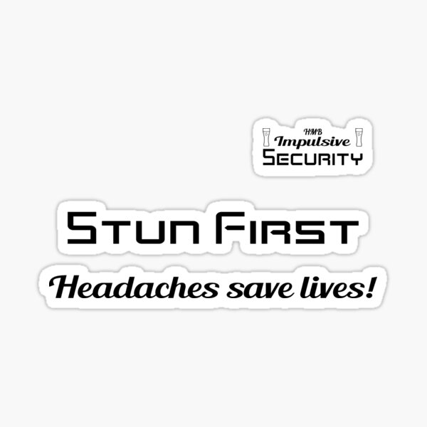Headaches Save Lives! Sticker