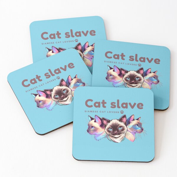 Item preview, Cat slave - Siamese Cat lovers designed and sold by mamacub.