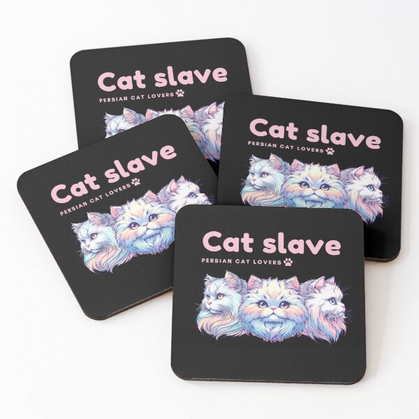 Item preview, Cat slave - Persian cat lovers - pink designed and sold by mamacub.