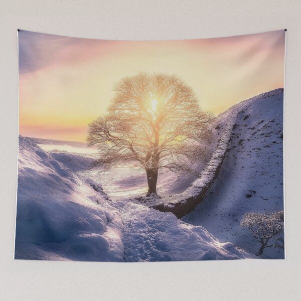 Item preview, Winter Sycamore Gap Art designed and sold by Harsh  Katariya.