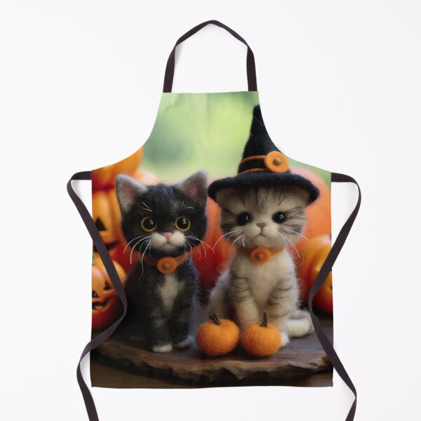 Item preview, Felted Halloween Cats designed and sold by PidgiePotato.