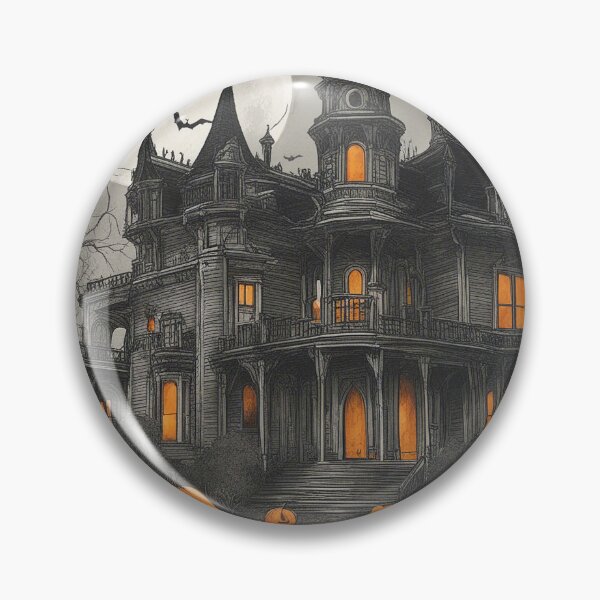 Artikelvorschau, Gloomy Groves Manor: The Haunting Heartbeat of Halloween Eve entworfen und verkauft von The-Library.
