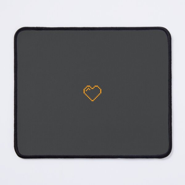 Item preview, Pixel Art: ORANGE HEART bitmap emoji designed and sold by lalatrash.