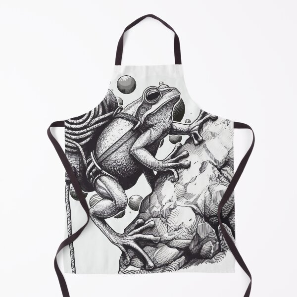 Item preview, Climbing Frog in Monochrome designed and sold by climbing4life.