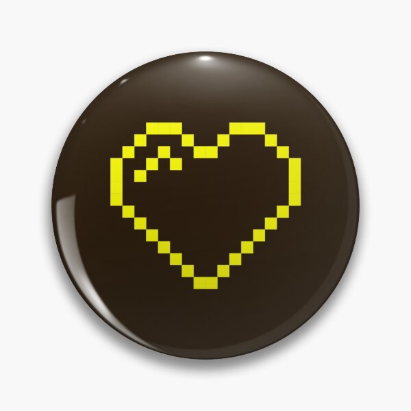 Item preview, Pixel Art: YELLOW HEART bitmap emoji designed and sold by lalatrash.