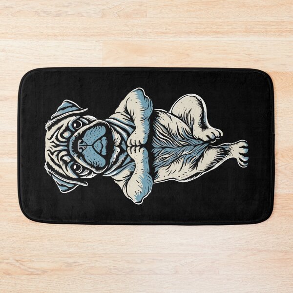 Item preview, Pug Yoga Puppy Funny Dogs Tree Pose Vrikshasana designed and sold by GrandeDuc.