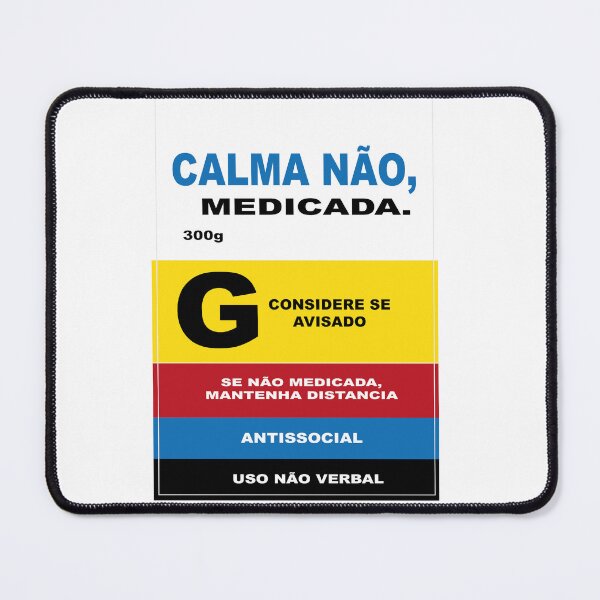 Item preview, Caixa de remédio bem humorado: Calma não, medicada designed and sold by GirlaineSQ.