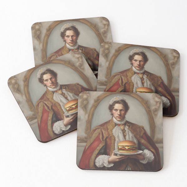 Item preview, Regal Repasts: Time-Honored Portraits Meets Modern-Day Munchies designed and sold by The-Library.