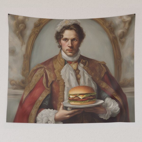 Item preview, Regal Repasts: Time-Honored Portraits Meets Modern-Day Munchies designed and sold by The-Library.
