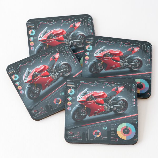 Item preview, Ducati MotoGP motorcycle infographic designed and sold by TaevasDesign.