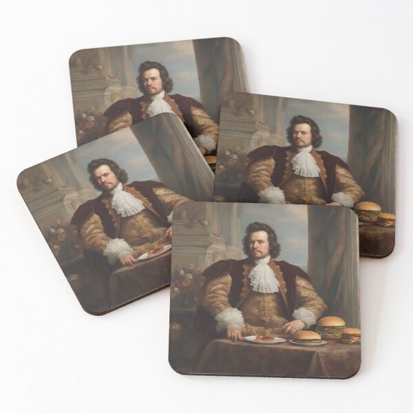 Item preview, Aristocratic Appetites: Iconic Portraits Paired with Fast Food Fancies designed and sold by The-Library.