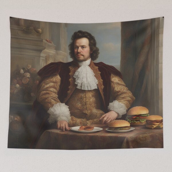 Item preview, Aristocratic Appetites: Iconic Portraits Paired with Fast Food Fancies designed and sold by The-Library.