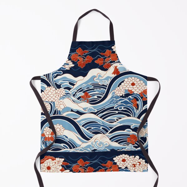 Item preview, Japanese waves pattern designed and sold by MyKaiUS.
