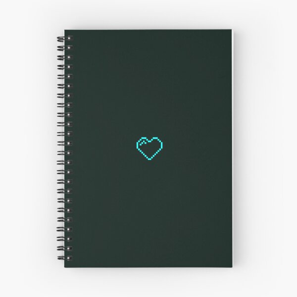 Item preview, Pixel Art: CYAN HEART bitmap emoji designed and sold by lalatrash.