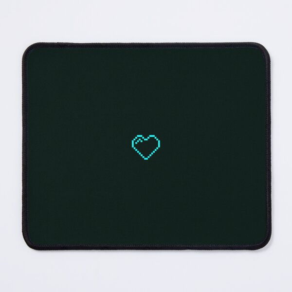 Item preview, Pixel Art: CYAN HEART bitmap emoji designed and sold by lalatrash.