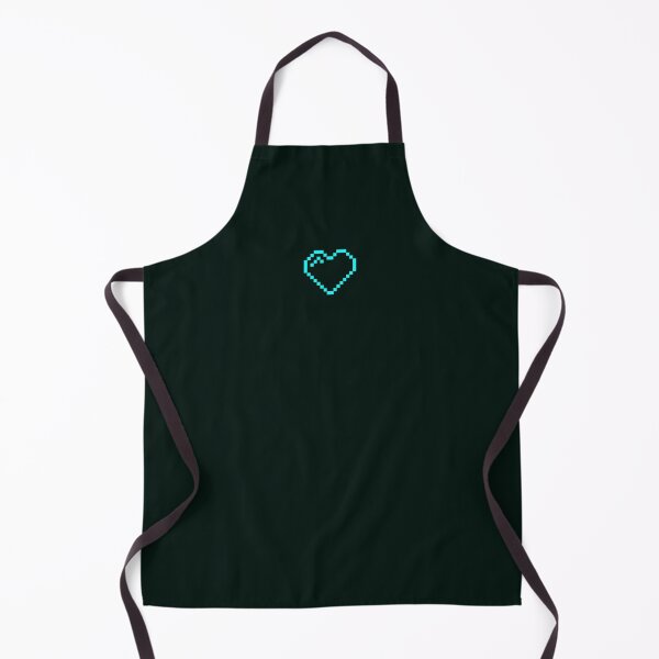 Item preview, Pixel Art: CYAN HEART bitmap emoji designed and sold by lalatrash.