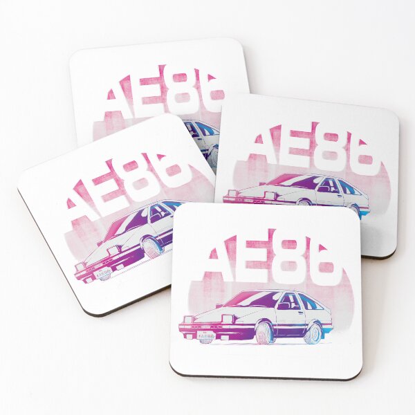 Item preview, Eurobeat Toyota initial d ae86 - retro car from 90s anime designed and sold by Perke8.