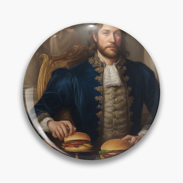 Item preview, Noble Nibbles: Timeless Portraiture Meets Modern Mealtime designed and sold by The-Library.