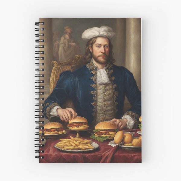Item preview, Noble Nibbles: Timeless Portraiture Meets Modern Mealtime designed and sold by The-Library.
