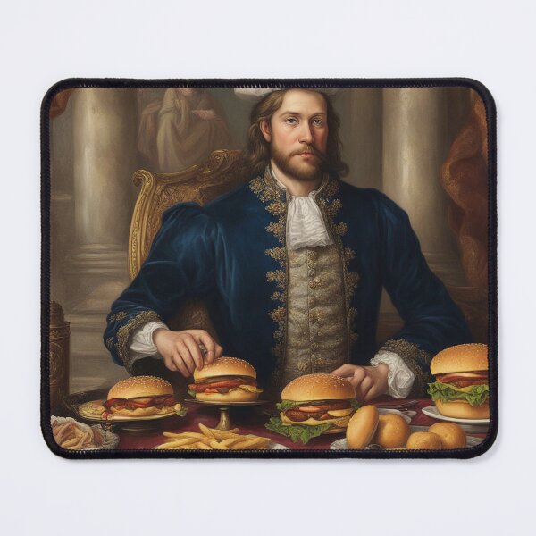 Item preview, Noble Nibbles: Timeless Portraiture Meets Modern Mealtime designed and sold by The-Library.