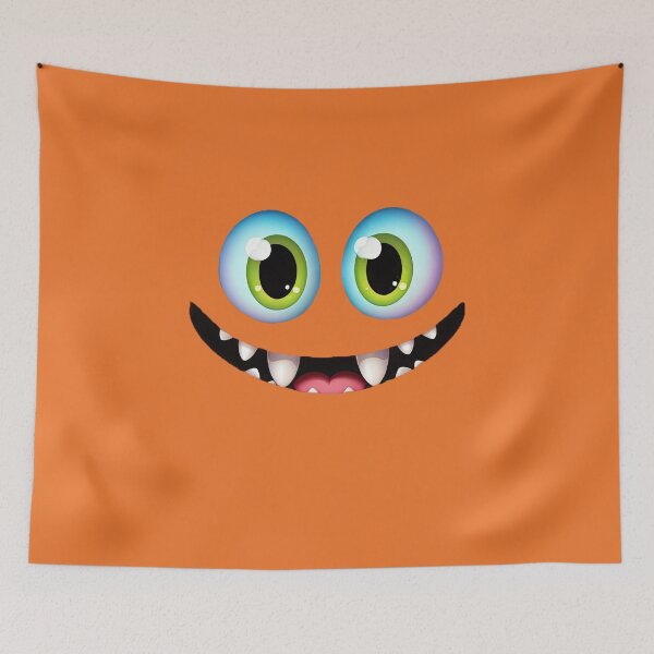 Item preview, Cute Monster face, low effort costume for halloween designed and sold by ChaosEdits.