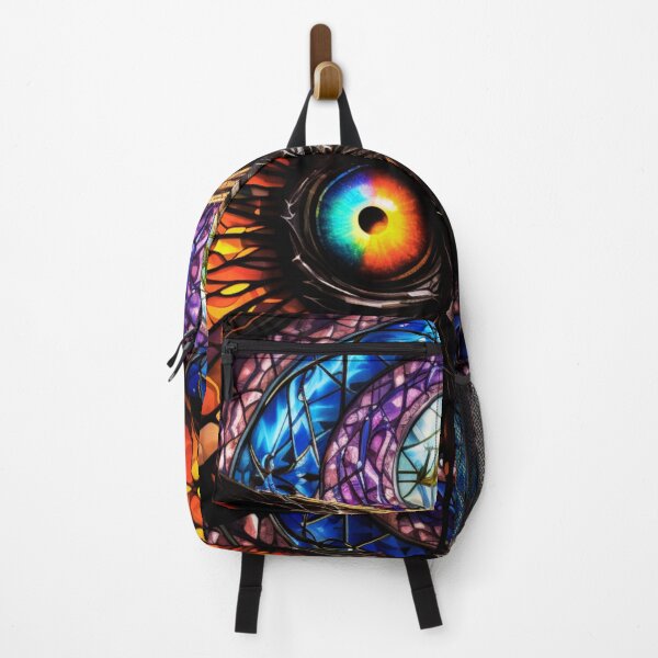 Item preview, Colorful Cruel Owl Face Art - Unique Owl Illustration designed and sold by JojoArtEvo.