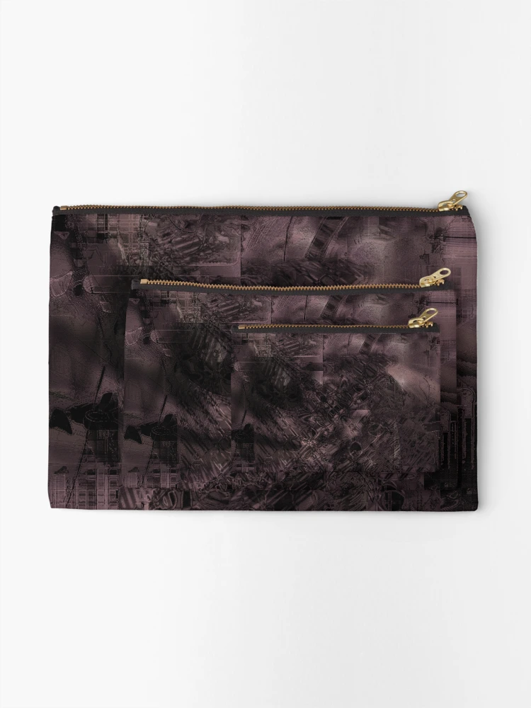 Thumbnail 2 of 4, Zipper Pouch, Turmoil designed and sold by Elizabeth Austin-Craig.
