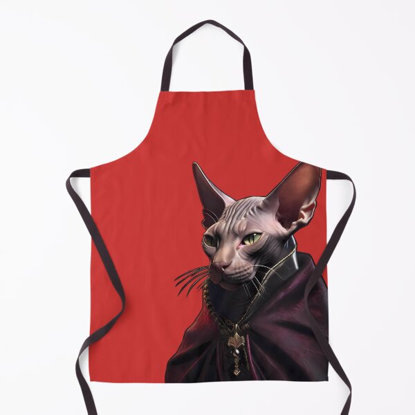 Item preview, Hairless Halloween Cat Vampire designed and sold by purrfect pattern.