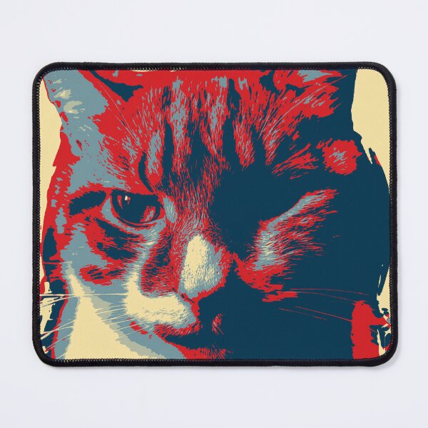 OMalley - Meow (Obama Hope) Mouse Pad