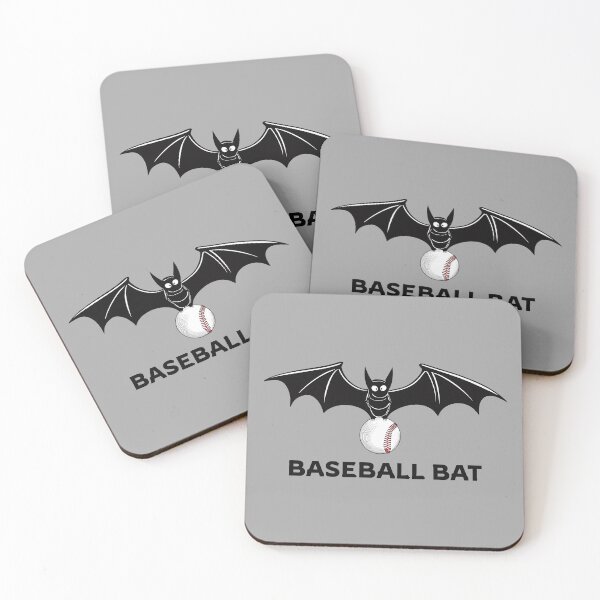 Item preview, Baseball bat. A cute bat catching baseball ball. designed and sold by twisted-dot.