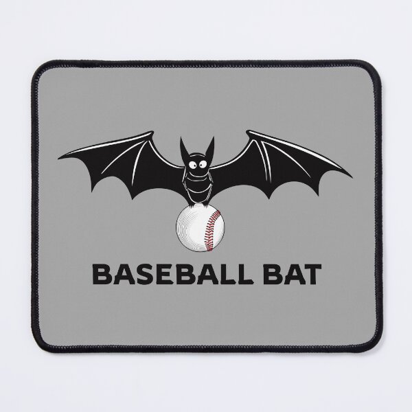 Item preview, Baseball bat. A cute bat catching baseball ball. designed and sold by twisted-dot.