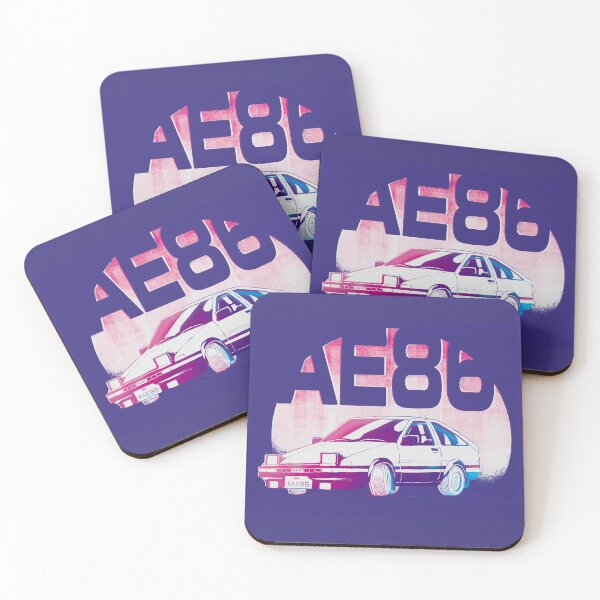Item preview, Eurobeat Toyota ae86 - classic drift car in purple designed and sold by Perke8.