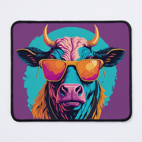 Item preview, Cool cow with sunglasses designed and sold by TaevasDesign.