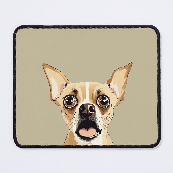 Item preview, Adorable Chihuahua shock look surprised amazed designed and sold by Wiseass.