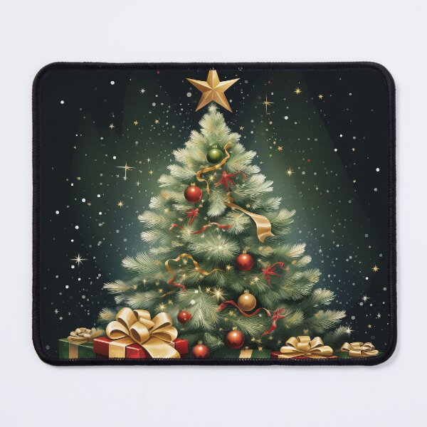 Item preview, Christmas Tree with Twinkling Lights, Wrapped Gifts, and Snow designed and sold by Zoomie-s.