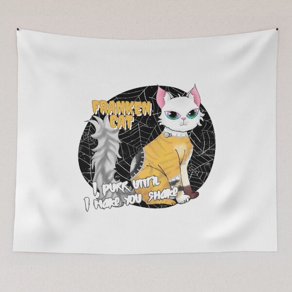 Item preview, Frankencat, the purrfect Halloween pet designed and sold by AranisuDrawings.
