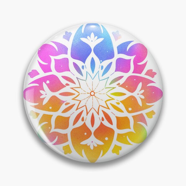 Item preview, Tie-Dye Mandala, Bright Meditation Sticker For Home designed and sold by MartynGrey.