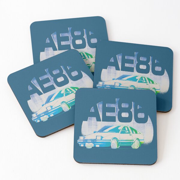 Item preview, Eurobeat Toyota ae86 - classic drift car in blue designed and sold by Perke8.