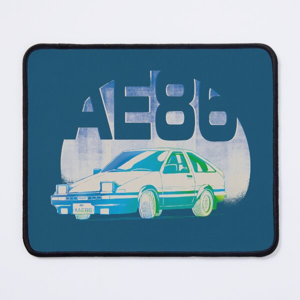 Item preview, Eurobeat Toyota ae86 - classic drift car in blue designed and sold by Perke8.