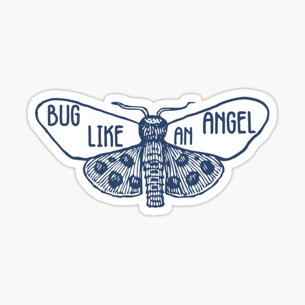 Mitski-Bug like an Angel blue moth Sticker