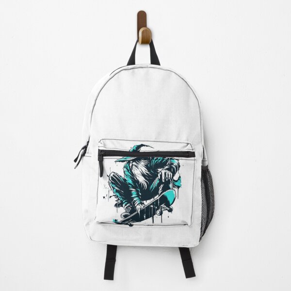 Item preview, Cool blue skate wizard designed and sold by TomFrontierArt.