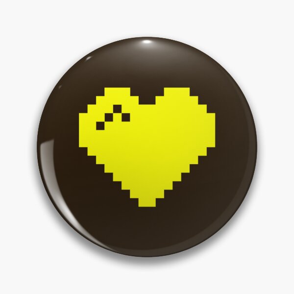 Item preview, Pixel Art: YELLOW HEART bitmap emoji designed and sold by lalatrash.