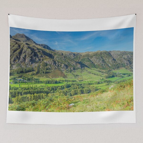 Item preview, View across the Great Langdale Valley in the Lake District National Park  designed and sold by Cameranick.