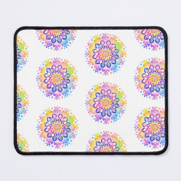Item preview, Mandala Tie-Dye , Rainbow Meditation Sticker For Home designed and sold by MartynGrey.