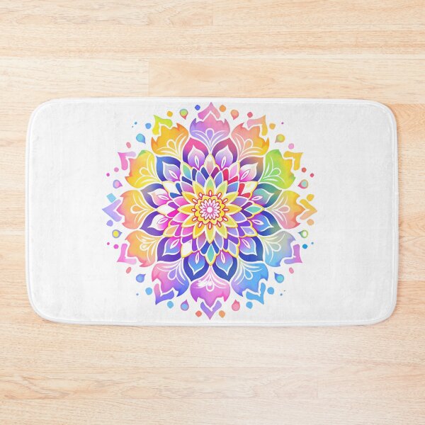 Item preview, Mandala Tie-Dye , Rainbow Meditation Sticker For Home designed and sold by MartynGrey.