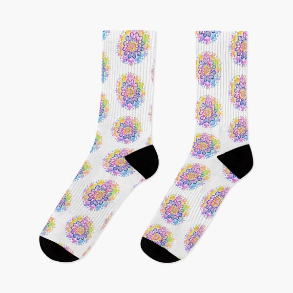Item preview, Mandala Tie-Dye , Rainbow Meditation Sticker For Home designed and sold by MartynGrey.